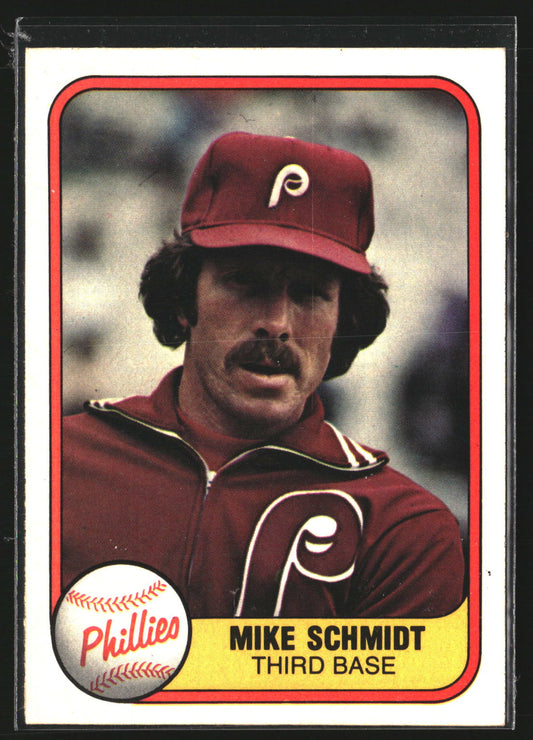 Mike Schmidt 1981 Fleer 5 Philadelphia Phillies