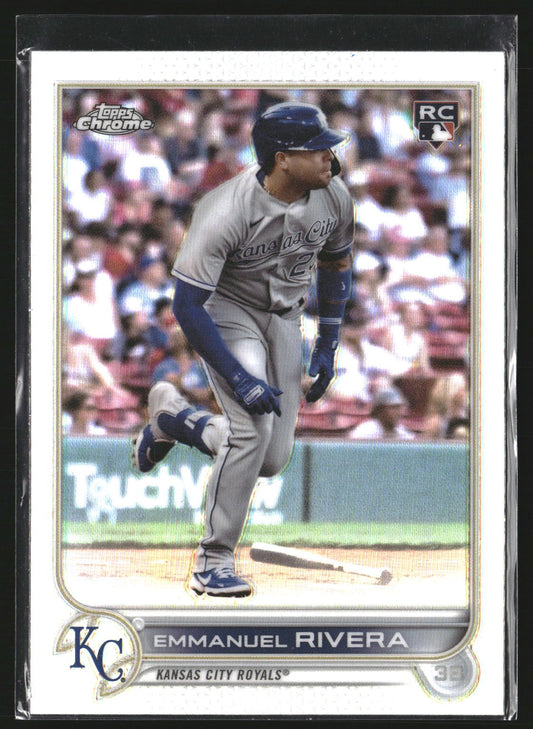 Emmanuel Rivera 2022 Topps Chrome 164 Refractor Kansas City Royals