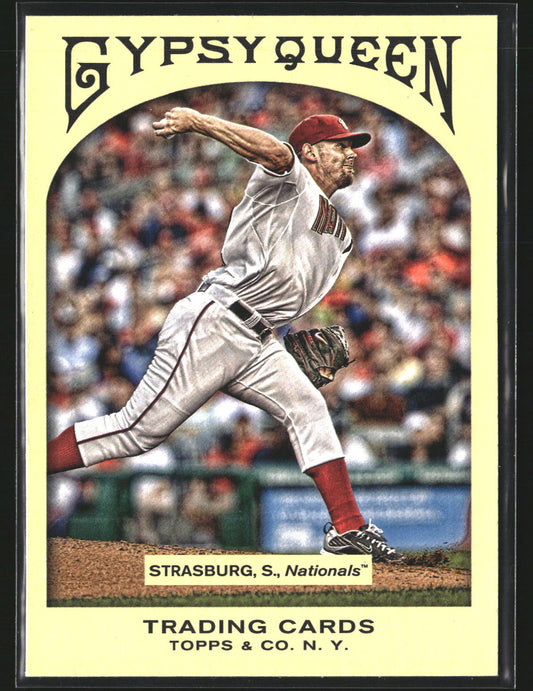 Stephen Strasburg 2011 Topps Gypsy Queen 80 Washington Nationals