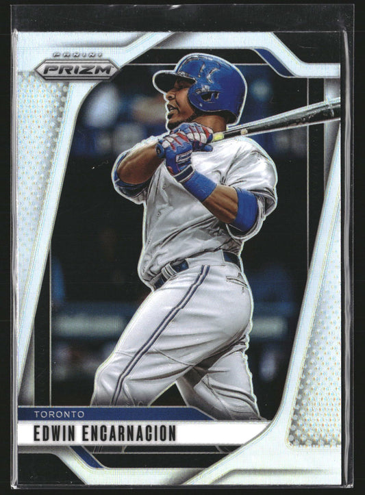 Edwin Encarnacion 2025 Panini Prizm 156 Silver Prizms Toronto Blue Jays