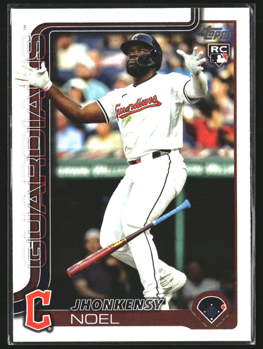 Jhonkensy Noel 2025 Topps 24 RC RC Cleveland Guardians