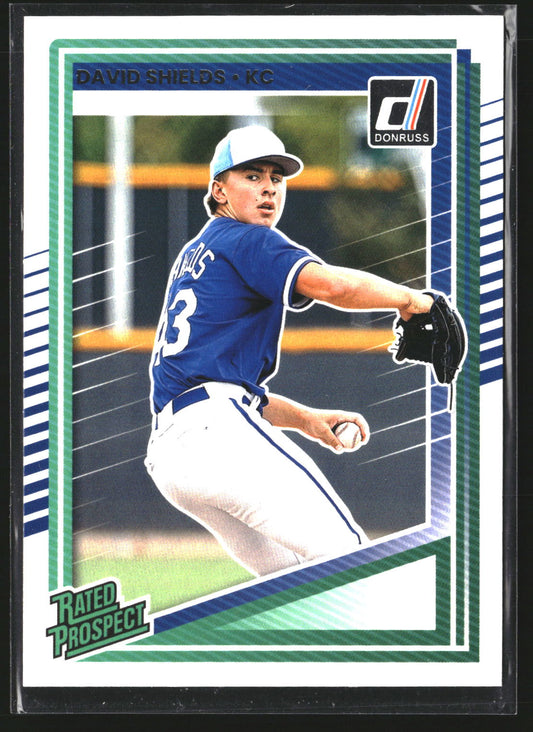 David Shields 2025 Donruss 104 Kansas City Royals