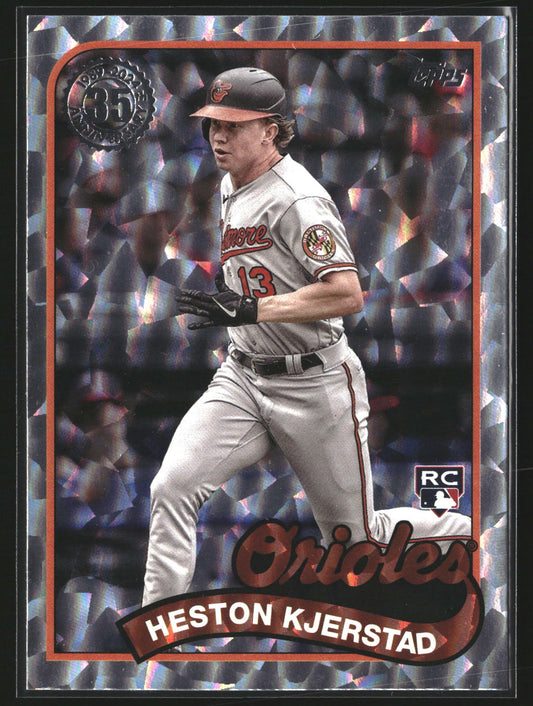 Heston Kjerstad 2024 Topps 89B2-18 1989 Topps 35th Foil (Series Two) Orioles