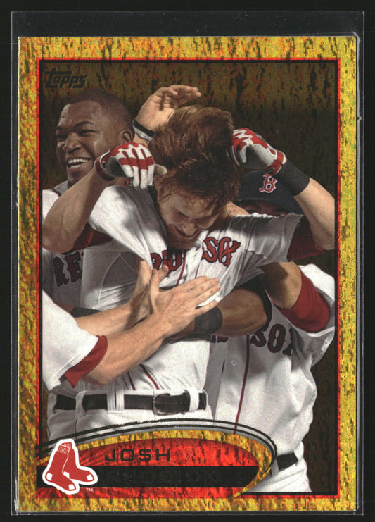 Josh Reddick 2012 Topps 158 Gold Sparkle Boston Red Sox