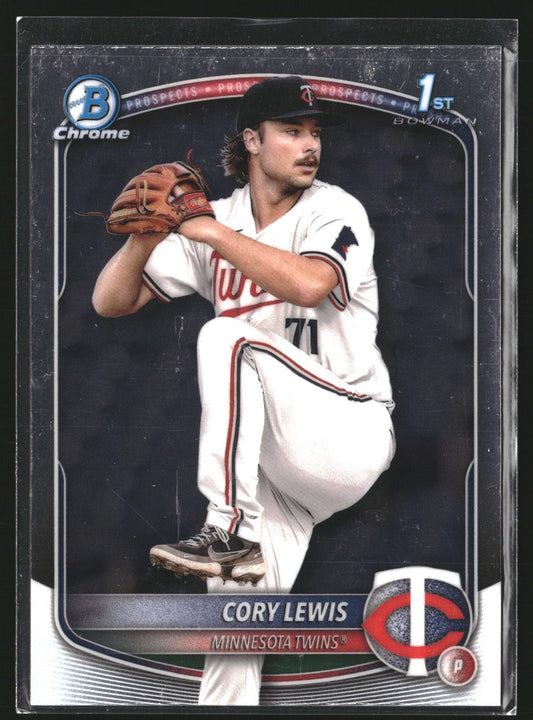 Cory Lewis 2025 Bowman BCP-128 Chrome Prospects Minnesota Twins