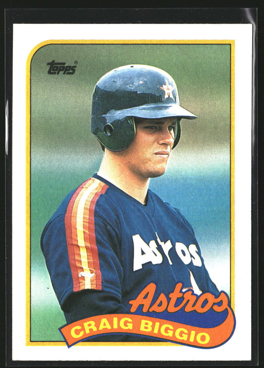 Craig Biggio 1989 Topps 49 RC RC Houston Astros