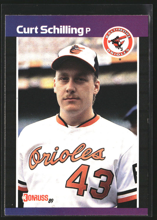Curt Schilling 1989 Donruss 635 RC RC Baltimore Orioles