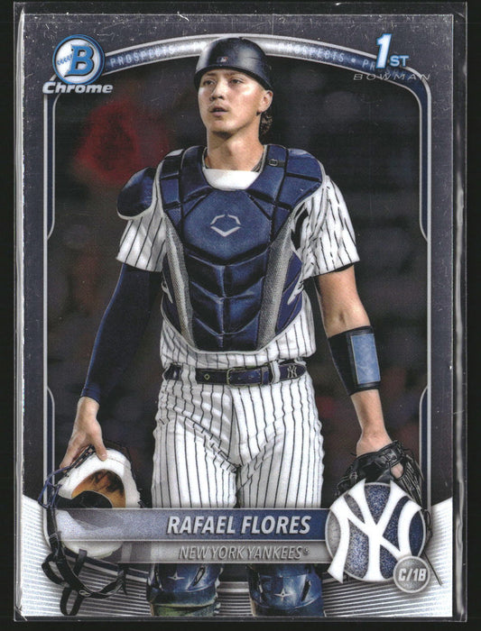 Rafael Flores 2025 Bowman BCP-34 Chrome Prospects New York Yankees