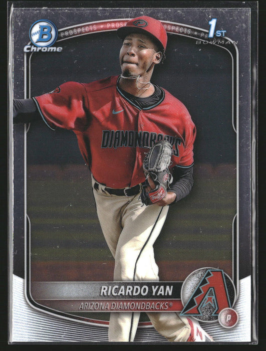 Ricardo Yan 2025 Bowman BCP-31 Chrome Prospects Arizona Diamondbacks