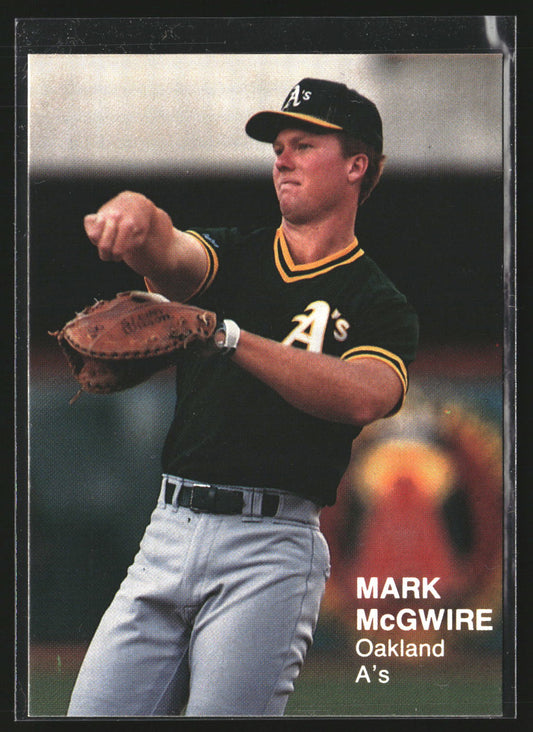 Mark McGwire 1987 Rookies (Cartoon Back, unlicensed) 1 Oakland Athletics