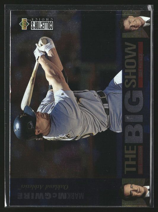 Mark McGwire 1997 Collector's Choice 36 The Big Show Oakland Athletics