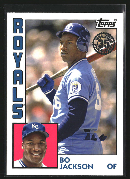 Bo Jackson 2019 Topps T84-75 1984 Topps Baseball 35th Anniversary Royals