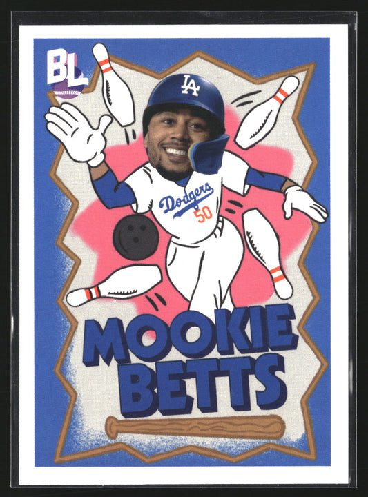 Mookie Betts 2023 Topps Big League BL-6 Big Leaguers Los Angeles Dodgers