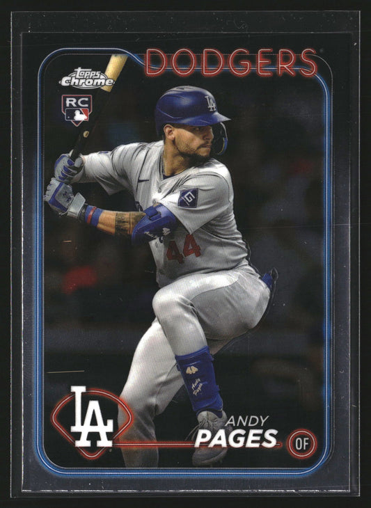 Andy Pages 2024 Topps Chrome Update USC148 Los Angeles Dodgers