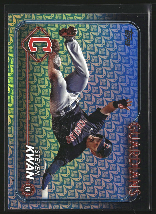 Steven Kwan 2024 Topps 312 Holiday Cleveland Guardians