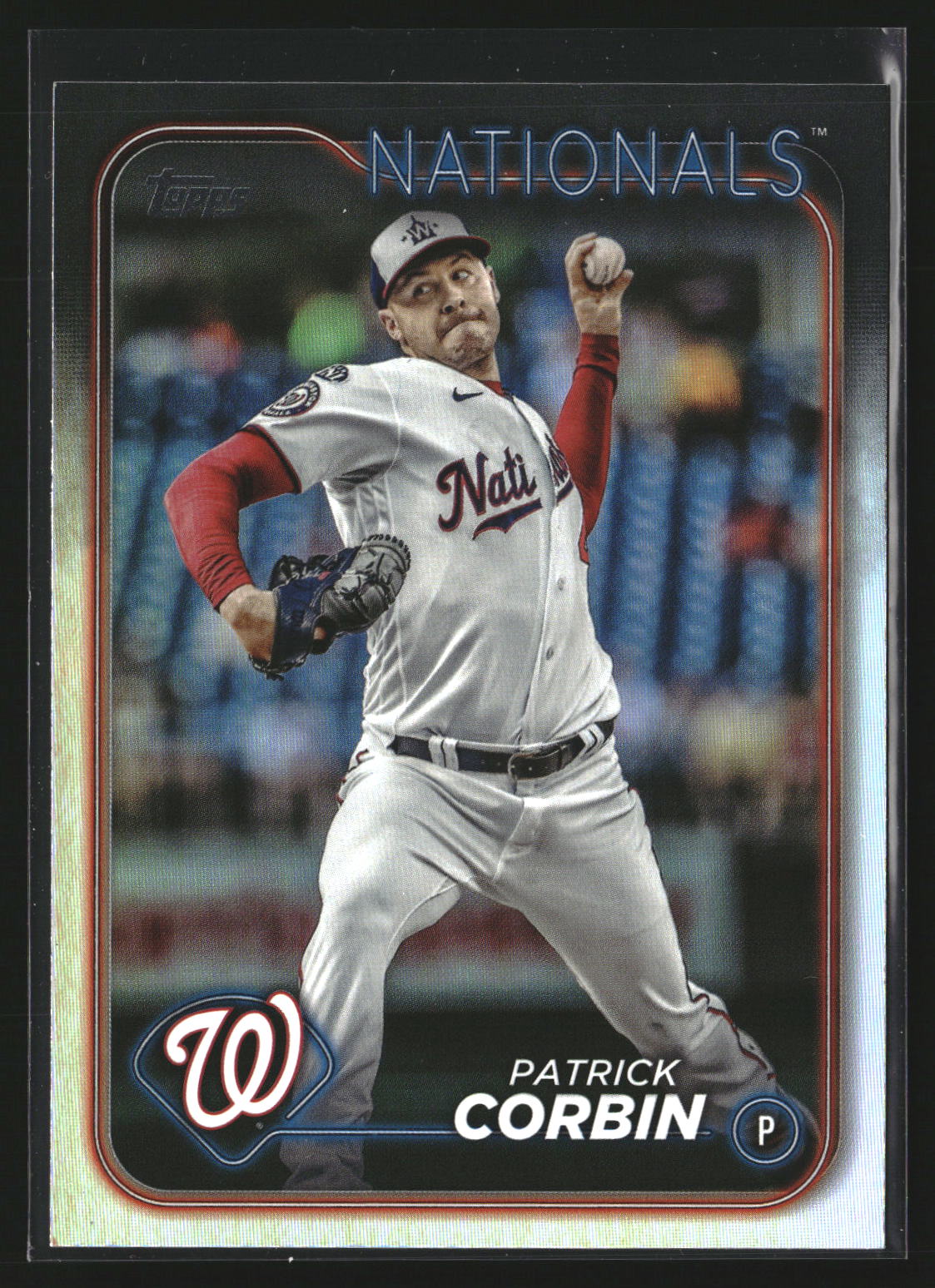 Patrick Corbin 2024 Topps 236 Rainbow Foil Washington Nationals