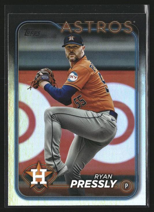 Ryan Pressly 2024 Topps 331 Rainbow Foil Houston Astros