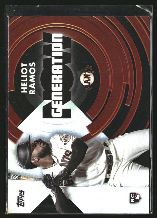 Heliot Ramos 2022 Topps Update GN-70 Generation Now San Francisco Giants