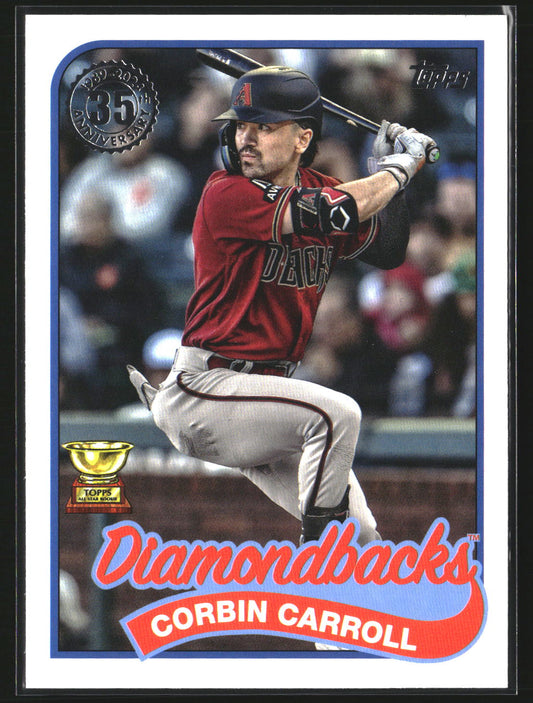 Corbin Carroll 2024 Topps 89B-99 1989 Topps 35th (Series One)Diamondbacks