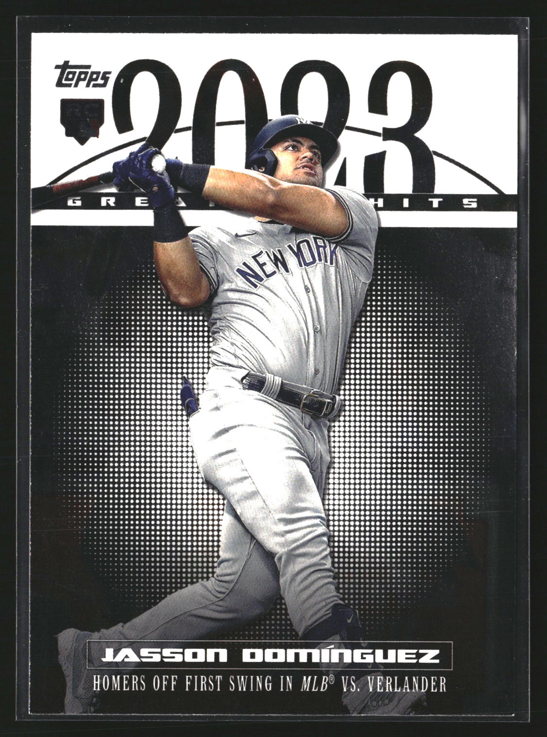 Jasson Domínguez 2024 Topps 23GH-26 2023 Greatest Hits New York Yankees
