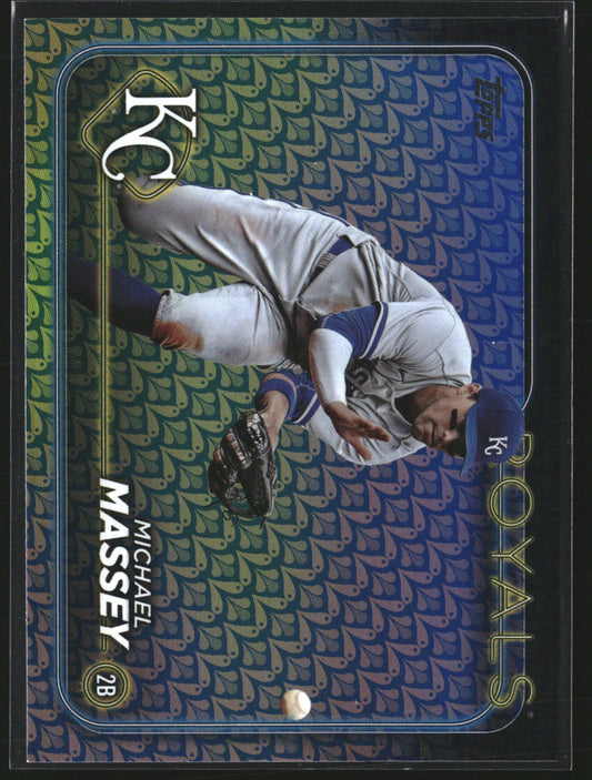 Michael Massey 2024 Topps 14 Holiday Kansas City Royals