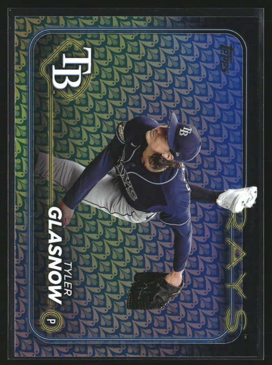 Tyler Glasnow 2024 Topps 89 Holiday Tampa Bay Rays