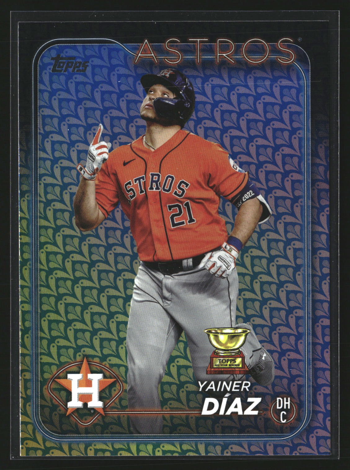 Yainer Díaz 2024 Topps 77 Holiday Houston Astros