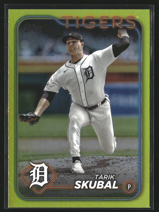 Tarik Skubal 2024 Topps 294 Gold Foil Detroit Tigers