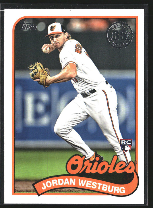 Jordan Westburg 2024 Topps 89B-38 1989 Topps Baseball 35th (Series One) Orioles