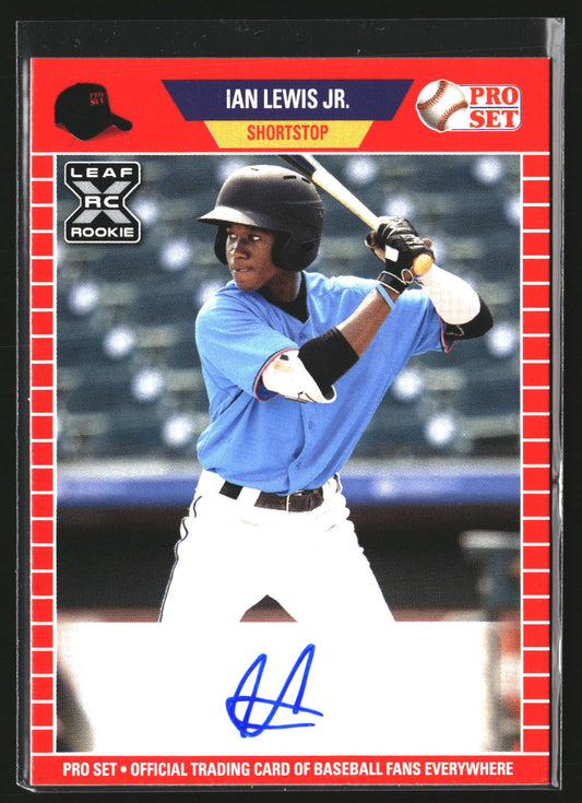 Ian Lewis Jr. 2021 Pro Set PS-IL1 Autographs AU AU
