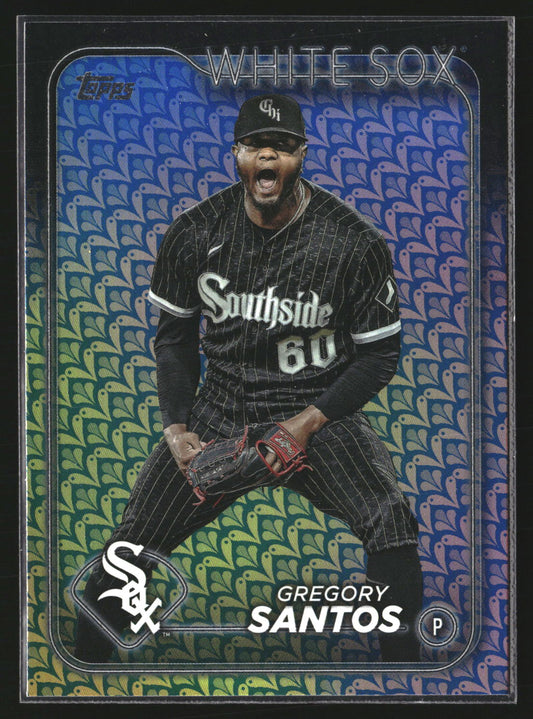 Gregory Santos 2024 Topps 276 Holiday Chicago White Sox