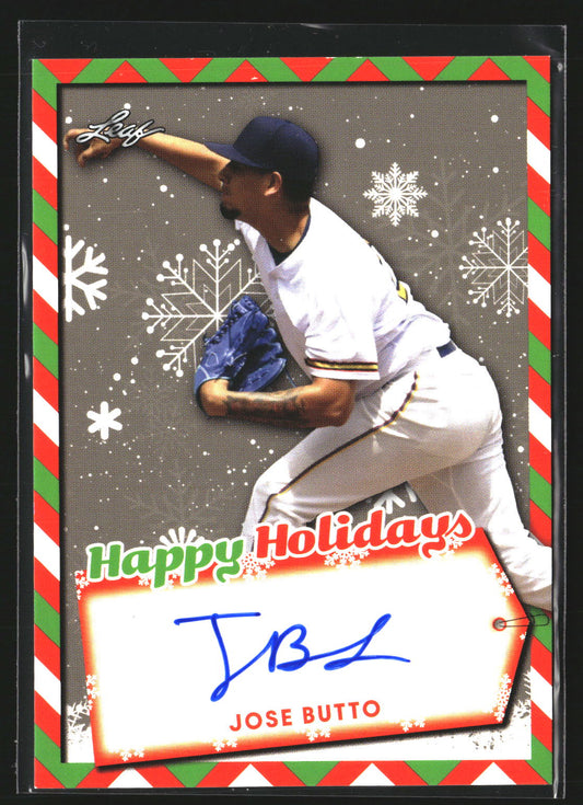 Jose Butto 2022 Leaf Holiday Packs HH-JB2 AU AU
