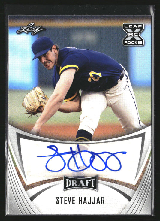Steve Hajjar 2021 Leaf Draft BA-SH1 Autographs AU AU Minnesota Twins