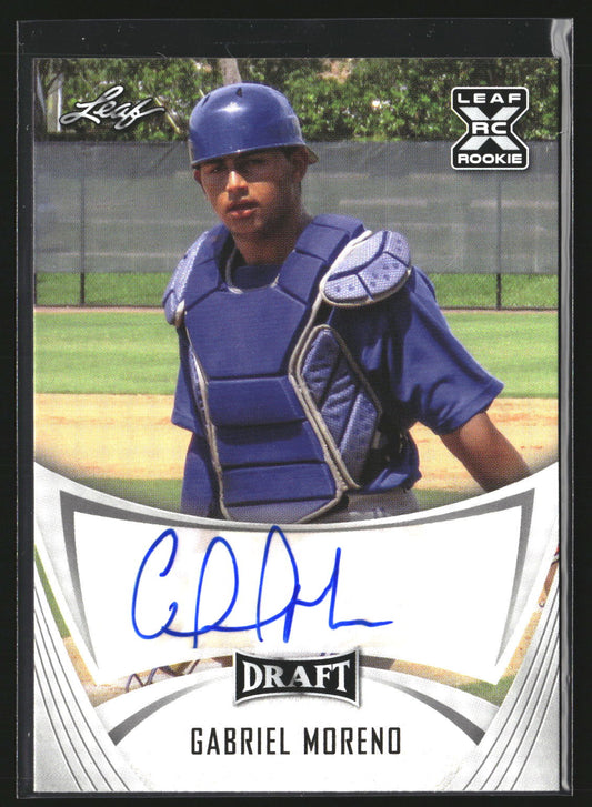 Gabriel Moreno 2021 Leaf Metal Draft BA-GM1 AU AU