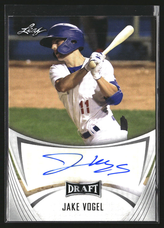Jake Vogel 2021 Leaf Draft BA-JV1 Autographs AU AU Los Angeles Dodgers