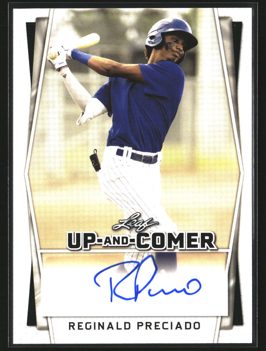 Reginald Preciado 2022 Leaf Holiday Packs UC-RP1 Up-And-Comer AU AU