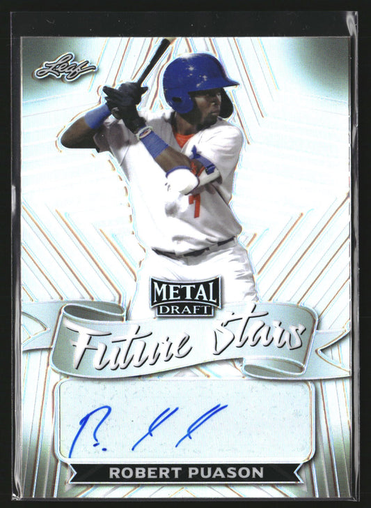 Robert Puason 2021 Leaf Metal Draft FS-RP1 Future Stars Autographs AU AU