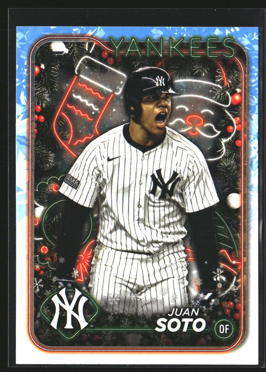 Juan Soto 2024 Topps Holiday H162 New York Yankees