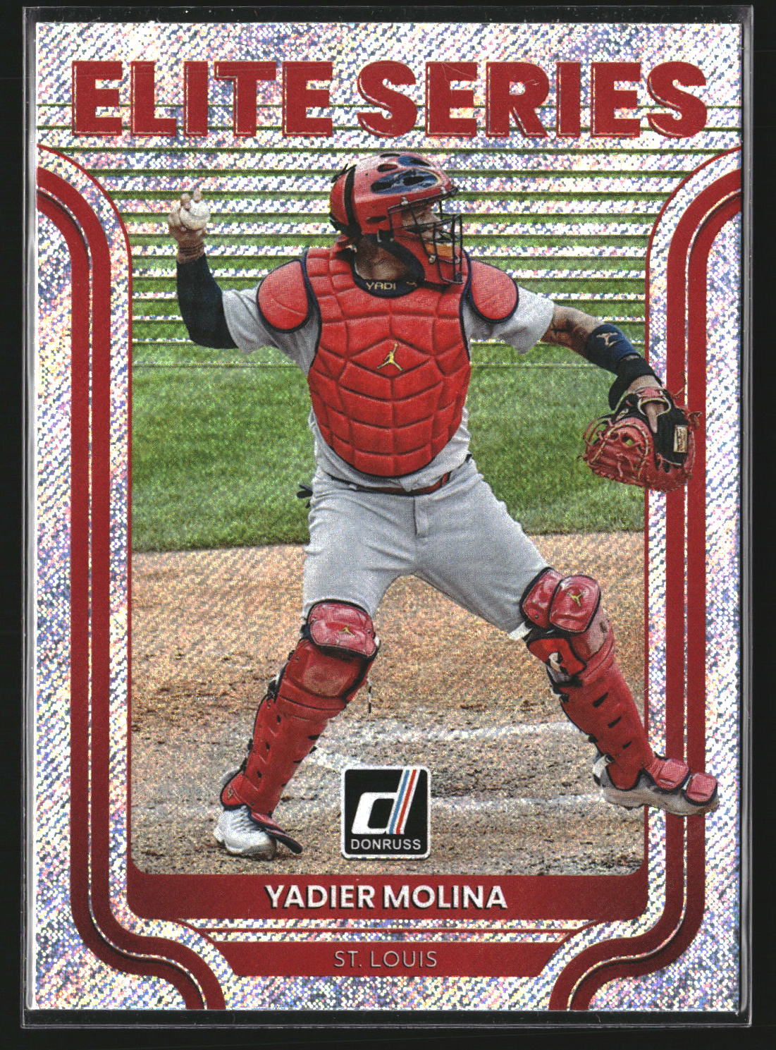 Yadier Molina 2022 Donruss ES-4 Elite Series Rapture St. Louis Cardinals