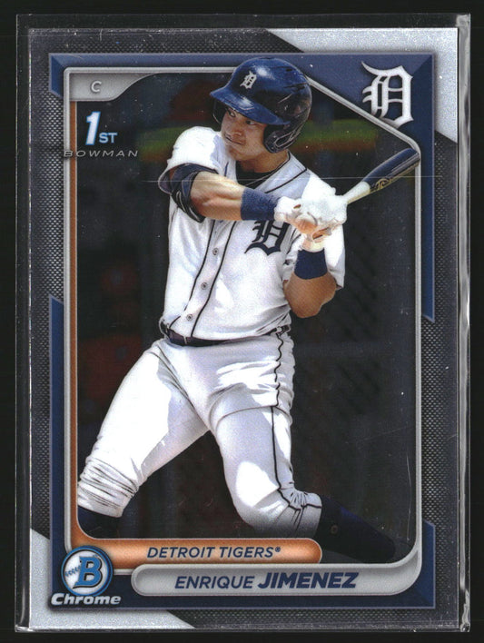 Enrique Jimenez 2024 Bowman BCP-31 Chrome Prospects Detroit Tigers