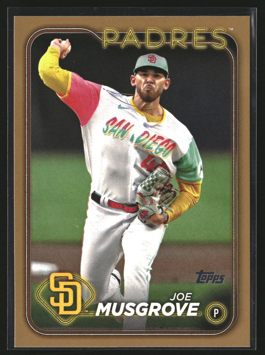 Joe Musgrove 2024 Topps 205 Gold SN San Diego Padres