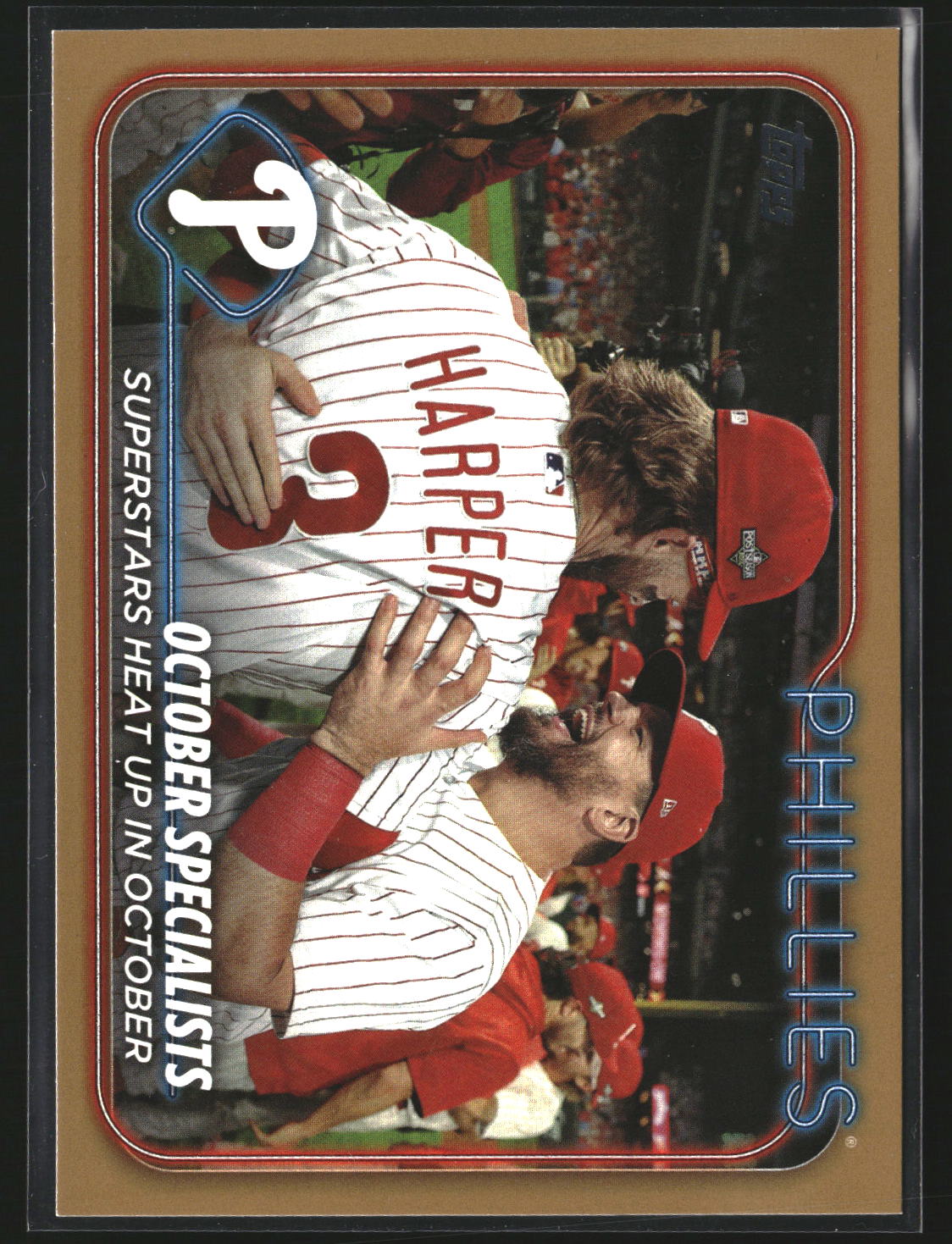 October Specialists: Superstars Heat Up October 2024 Topps 275 Gold SN Phillies