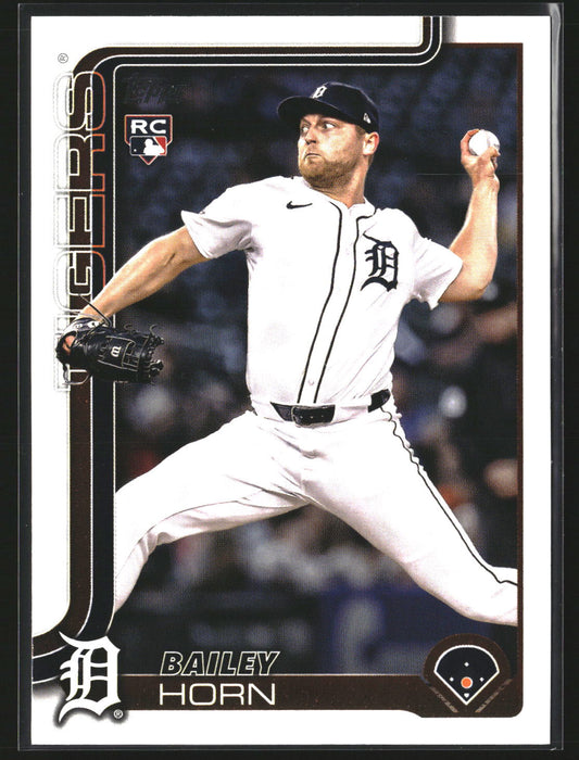 Bailey Horn 2025 Topps Update US162 RC RC Detroit Tigers