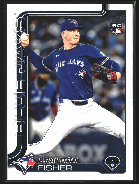 Braydon Fisher 2025 Topps Update US89 RC RC Toronto Blue Jays