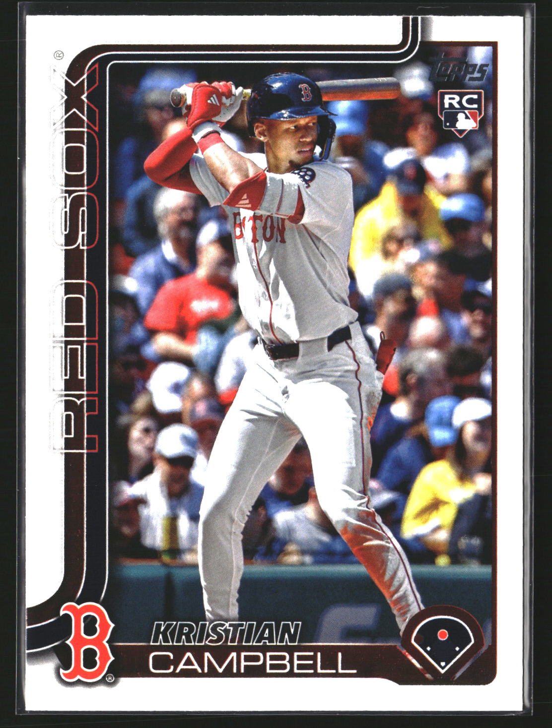 Kristian Campbell 2025 Topps Update US1 RC RC Boston Red Sox