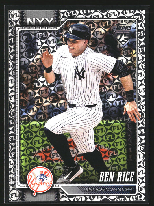 Ben Rice 2026 Topps 133 Spring Training New York Yankees