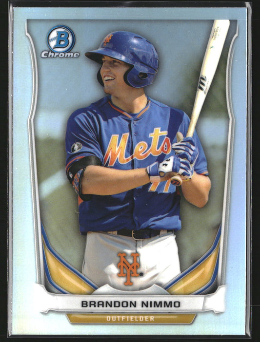 Brandon Nimmo 2014 Bowman Draft CTP-30 Chrome Top Prospects Refractors Mets
