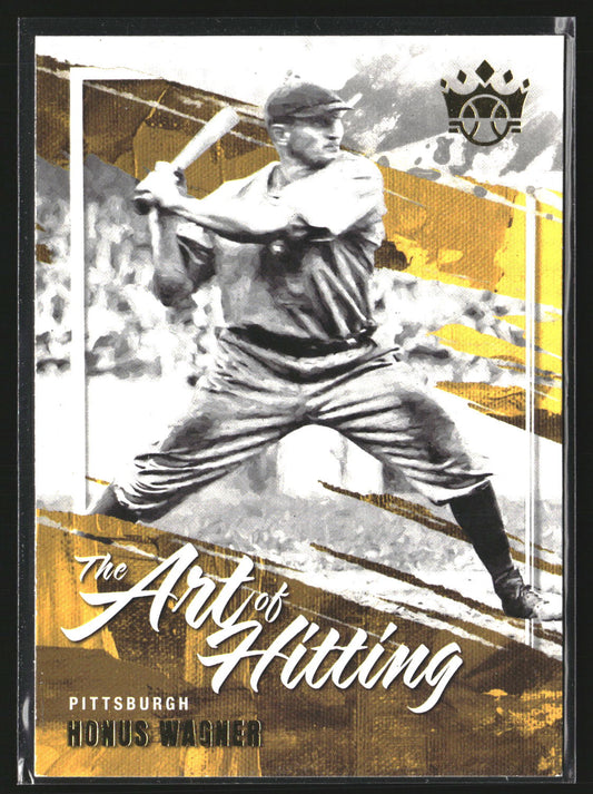 Honus Wagner 2022 Panini Diamond Kings AH-9 The Art of Hitting Pirates