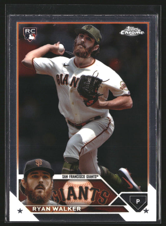 Ryan Walker 2023 Topps Chrome Update USC9 RC RC San Francisco Giants