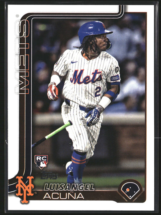 Luisangel Acuña 2025 Topps 524 RC RC New York Mets